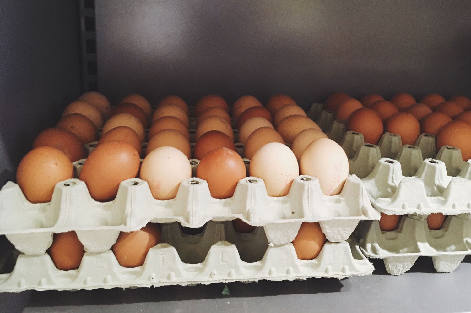 Eier ohne Verpackungsmüll